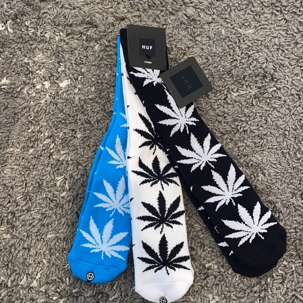 Huf essentials plantlife sock 3 pack